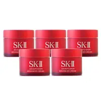 在飛比找PChome24h購物優惠-【SK-II】致臻肌活能量活膚霜15g*5-全新改版 (正統