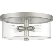 Craftmade 55684-SN Hailie 4 Light 15 inch Satin Nickel Flushmount Ceiling Light