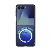Galaxy Z Flip7 Impact Magnetic Case Live Laugh Leave - Blue