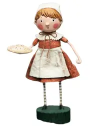 Patience Pilgrim Fall Figurine by Lori Mitchell