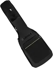 VICASKY Guitar Carrying Case with Smooth Zipper Oxford Fabric Double Straps Handle Ring for Travel
