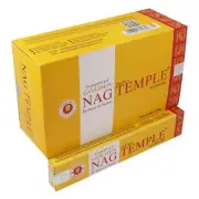 Vijayshree Golden Nag Temple 12 Pack of 15 g Each Contains 180 Incense