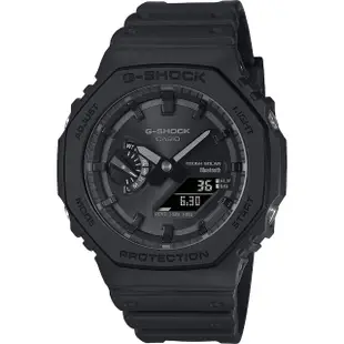 【CASIO 卡西歐】G-SHOCK 極簡八角 太陽能電力智慧藍牙手錶(GA-B2100-1A)