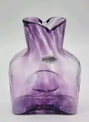 Blenko Special Edition Devotion 384M Water Bottle, Front Facing Heart