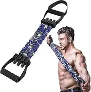 Chest Expander Adjustable, Strength Training Fitness Accessories, Latex Nylon 3 Tube Chest Expansion Muscle Puller, Resistance Bands for Portable Gym, for Strength Training Fitness