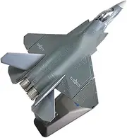 Qianly 1/100 Scale Fighter Jet Model Kids Toy Airplane Model for Office Home Shelf