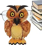Wooden Eyeglass Holder,Handcrafted Owl Eyeglass Holder | Spectacle Holder Stand Owl for Store Your Glasses to Avoid Scratching Or Crushing The
