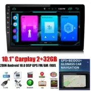 10.1" Unit 2DIN Android Carplay GPS FM/AM TF 2+32GB Car Radio Stereo w/Bluetooth (for: Peugeot)
