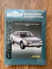 CHILTON'S 1985-1992 Nissan Maxima Repair Manual New Sealed Shop Book Car Mechani