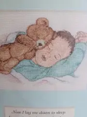 Dimensions Counted Cross Stitch Embroidery Kit" MAY ANGELS WATCH ME"