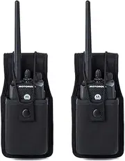 Universal Radio Case Two Way Radio Holder Universal Pouch for Walkie Talkies Nylon Holster Accessories for Motorola MT500, MT1000, MTS2000 and Similar Models by Luiton(2 Pack)