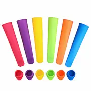 Ice Cream Popsicle Maker Silicone Mold 6 PC