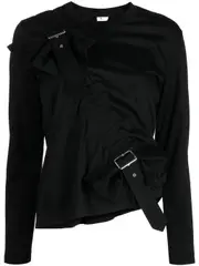[Noir Kei Ninomiya] One Side Strap Tee