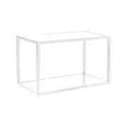 Kaboodle 600mm White Slim Steel Frame Shelf