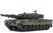 Artitec H0 Scale BRD Leopard 2A4 Fleckentarnung Gefechtsklar 1:87 Ready-Made