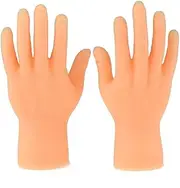 AIMALL 2X Mini Finger Hands Puppets, Tiny Play Props for Kids, Cats, Pets, and Parties, Realistic and Fun Gag Toys, 3.15x1.57 Inches