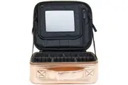 Annabel Trends: Miss Bliss Make Up Case - Metallic Rose Gold