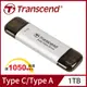 Transcend 創見 ESD310S USB3.2/Type C 1TB 雙介面固態行動碟(TS1TESD310S)