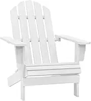 Garden Chair Wood White Patio Chair