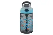 Contigo Gizmo Flip Autospout Kids Drink Bottle Charcoal Sharkbait Graphic 420ml