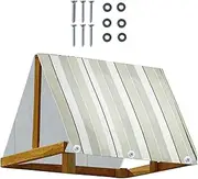 Swing Set Canopy Replacement, 43x90 Inch Swing Set Replacement Tarp, Gazebo Pergola Accessories for Backyard Patio Sun Shade Family Picnic Friends