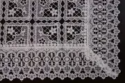Embroidery Lace Placemat Table Mat Runner Solid White Beige Wedding Bridal Party