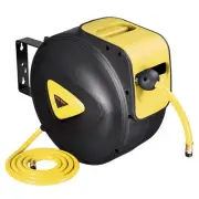 65' Retractable Air Hose Reel Auto Rewind Wall Mount Compressor Tool Compressor