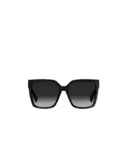 studded square frame sunglasses 57 Black