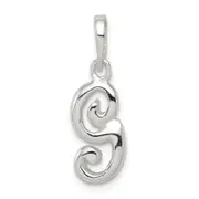 Sterling Silver Letter G Initial Pendant