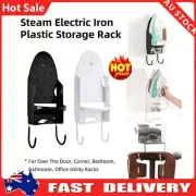 2Colours Iron Storage Holder Wall Mount Ironing Board Hanger Home Organizer Hook