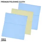 3x Plimex 2 Blue 1 Yellow Polishing Cleaning Cloths Gold Silver Jewellery Watch