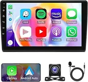 10.1 Android 13 Car Radio Stereo for GMC Acadia 2007-2012,for Chevrolet Traverse 2008-2012,for Buick Enclave 2008-2012 CarPlay Android Auto Car Audio Receiver GPS Bluetooth AHD Backup Camera,2+32G
