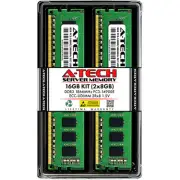 A-Tech 16GB 2x 8GB PC3-14900E ECC Unbuffered DDR3 1866MHz DIMM Server Memory RAM