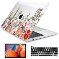 在飛比找蝦皮購物優惠-☆花草保護殼 通用蘋果MacBook Air Pro 13 