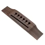 Musiclily Rosewood Acoustic Guitar Bridge for 6 String Martin Style