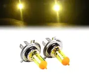 YELLOW XENON H4 100W BULBS TO FIT Fiat Palio MODELS