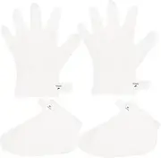 minkissy 2pcs Foot Peeling Mask Moisturizer Gloves Cream Gloves Hands Gloves Moisturizing Hand Gloves Moisturizing Gloves Exfoliating Mask