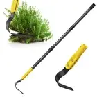Garden Hoe Tool, 49 Inch L Shaped Hoe Garden Tools with Adjustable Long Handl...
