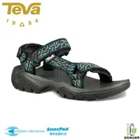 在飛比找樂天市場購物網優惠-【TEVA 美國 女 Terra Fi 5 涼鞋《圖紋湖水藍