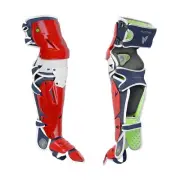 All-Star MVP-PRO Adult 16.5-17.5 Inch Baseball Catcher's Leg Guards - USA