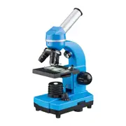Bresser Junior Biolux Student Microscope w/ Smartphone Holder Kids 8y+ Blue