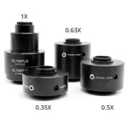0.35X-1X C-Mount Camera Adapter Reduction Lens for Trinocular Olympus Microscope