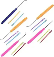 Tofficu 15pcs Knitting Loom Crochet Hooks Crochet Tools Knitting Kit Sweater Knitting Tools Scarf Knitting Hooks Crochet Needles Knitting Machine Suite with a Needle Set Knitting Needle