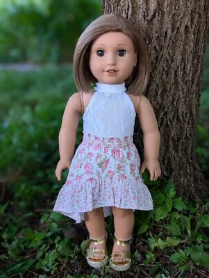 Regan Custom American Girl Doll OOAK Brown Hair Brown Eyes Josefina Mold