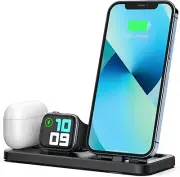 3in1 wireless charging station apple/ Magsafe charge port for AirPod's Pro 1/2/3