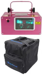 Chauvet Scorpion Dual RGB ILS Fat Beam Laser Aerial Sky Effect Light + Carry Bag