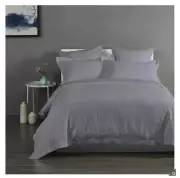 New Onkaparinga Yarra Waffle King Bed Quilt Cover Set Grey