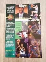 1994-95 Skybox Premium Basketball Dealer Uncut Promo Card Sheet