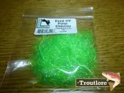 CHARTREUSE UV POLAR CHENILLE - NEW HARELINE DUBBIN STREAMER FLY TYING MATERIAL
