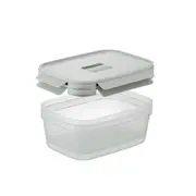 2pc LocknLock Nestopia Rectangular 1.6L/23cm Container Storage Set Clear/GRN